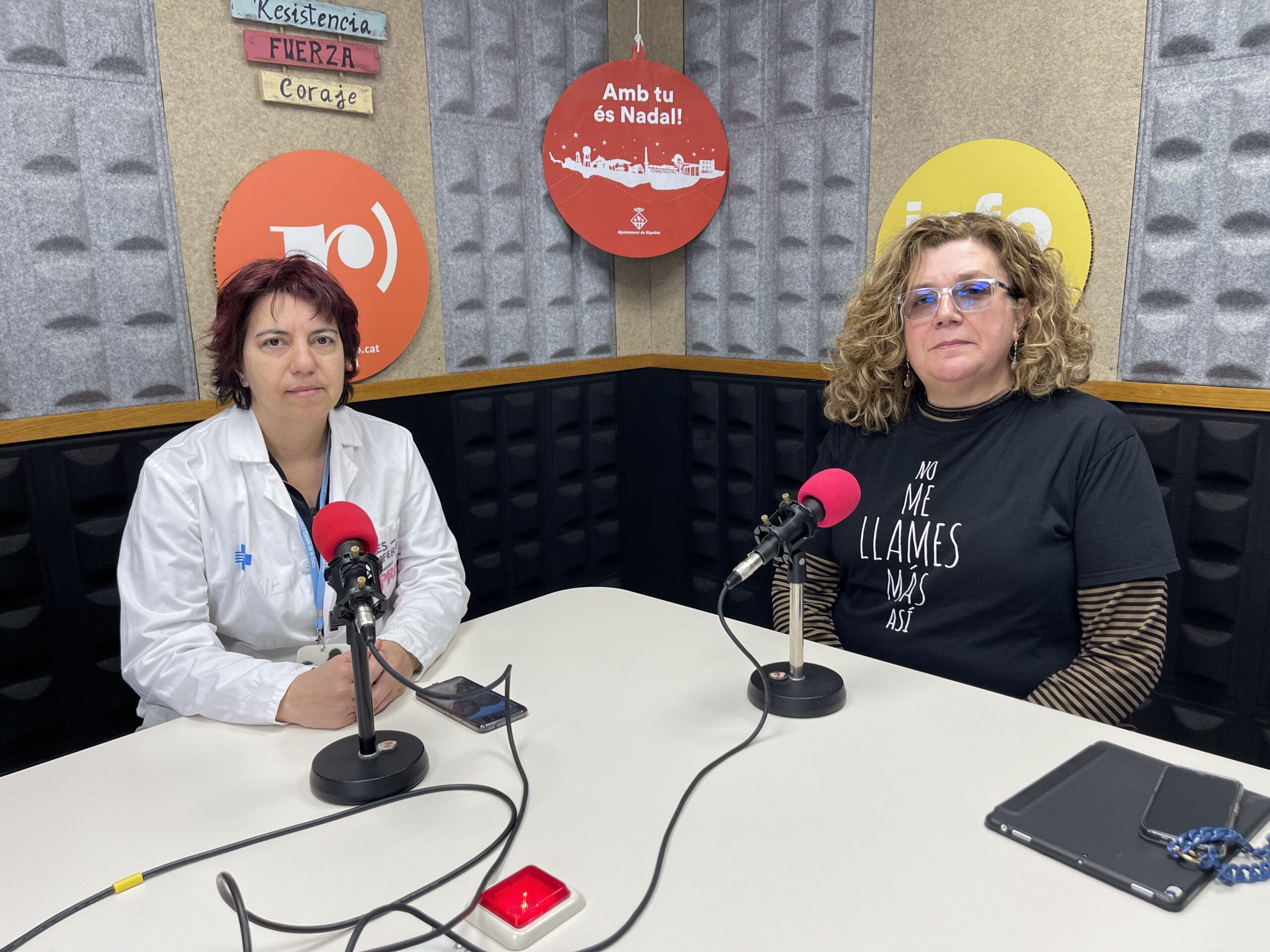 Lídia Borràs i Manuela Martínez, infermeres del CAP Ripollet